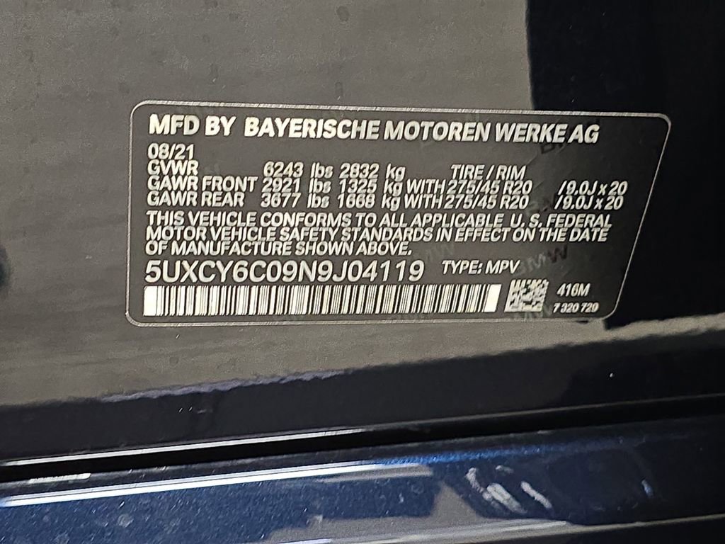 Used 2022 BMW X6 xDrive40i w/ Executive Package AWD/4WD image 34