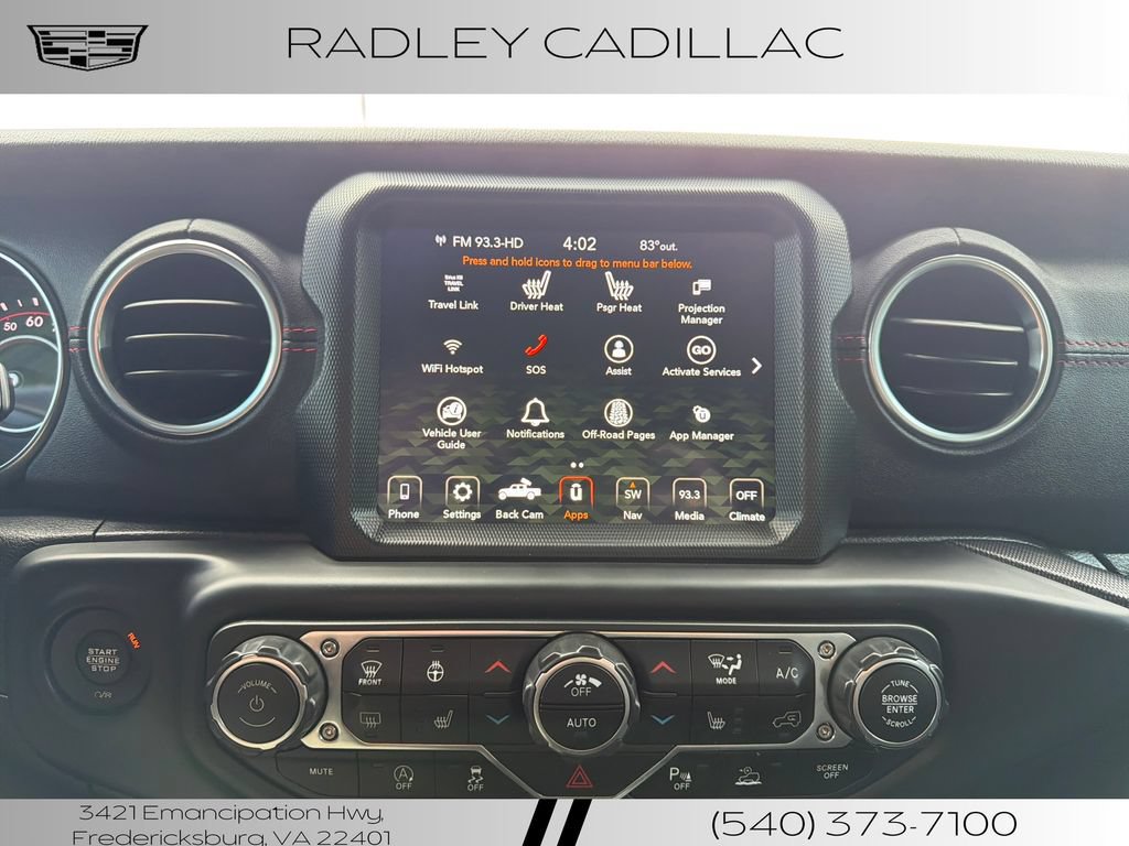 Used 2020 Jeep Gladiator Rubicon AWD/4WD image 7
