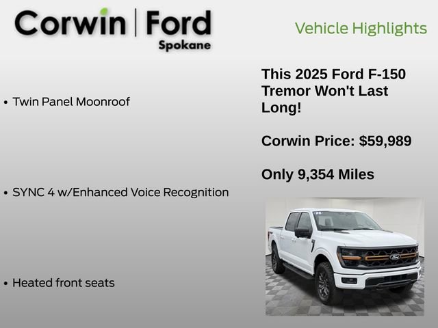 Used 2025 Ford F150 Tremor AWD/4WD image 13
