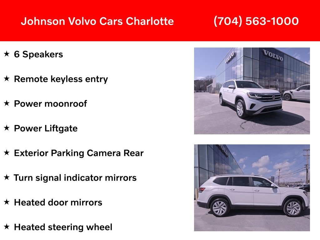 Used 2021 Volkswagen Atlas SEL image 3