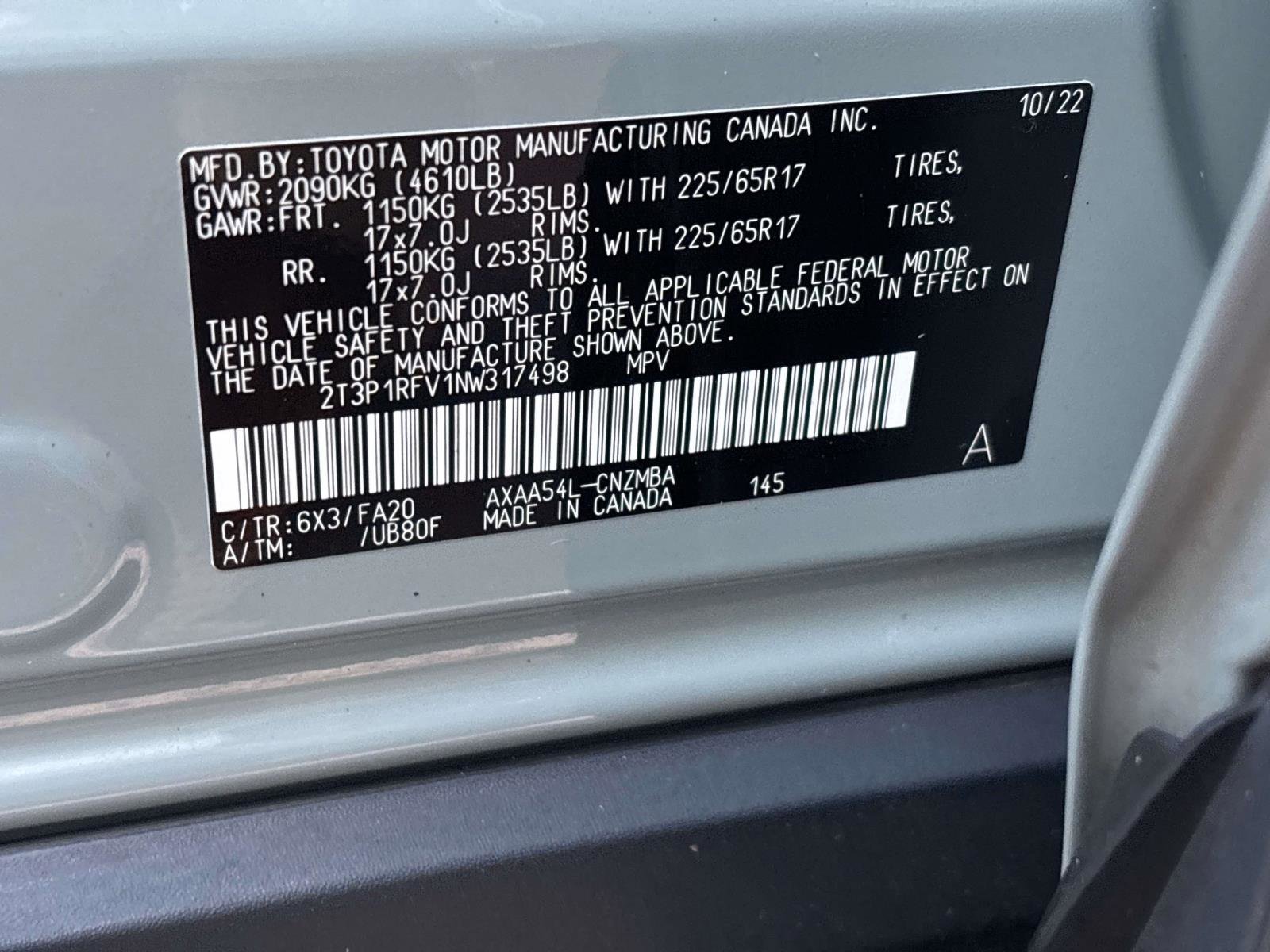 Used 2022 Toyota RAV4 XLE w/ Convenience Package AWD/4WD image 28