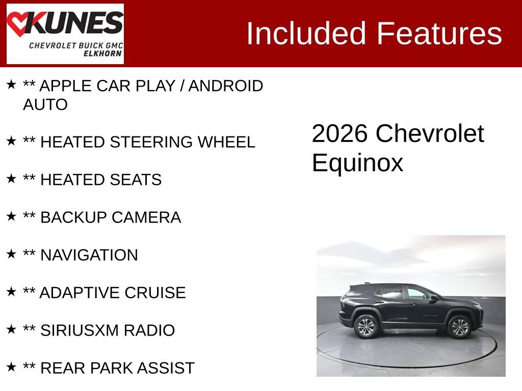 Used 2026 Chevrolet Equinox LT AWD/4WD image 2