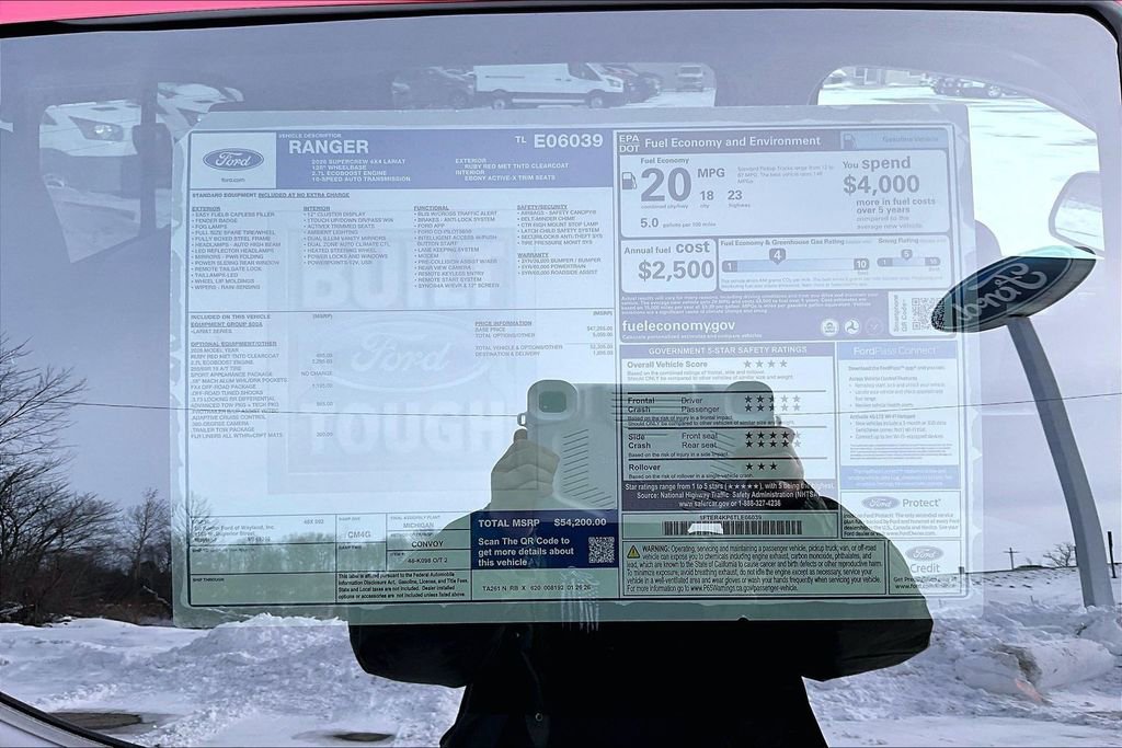 New 2026 Ford Ranger Lariat w/ FX4 Off-Road Package image 13