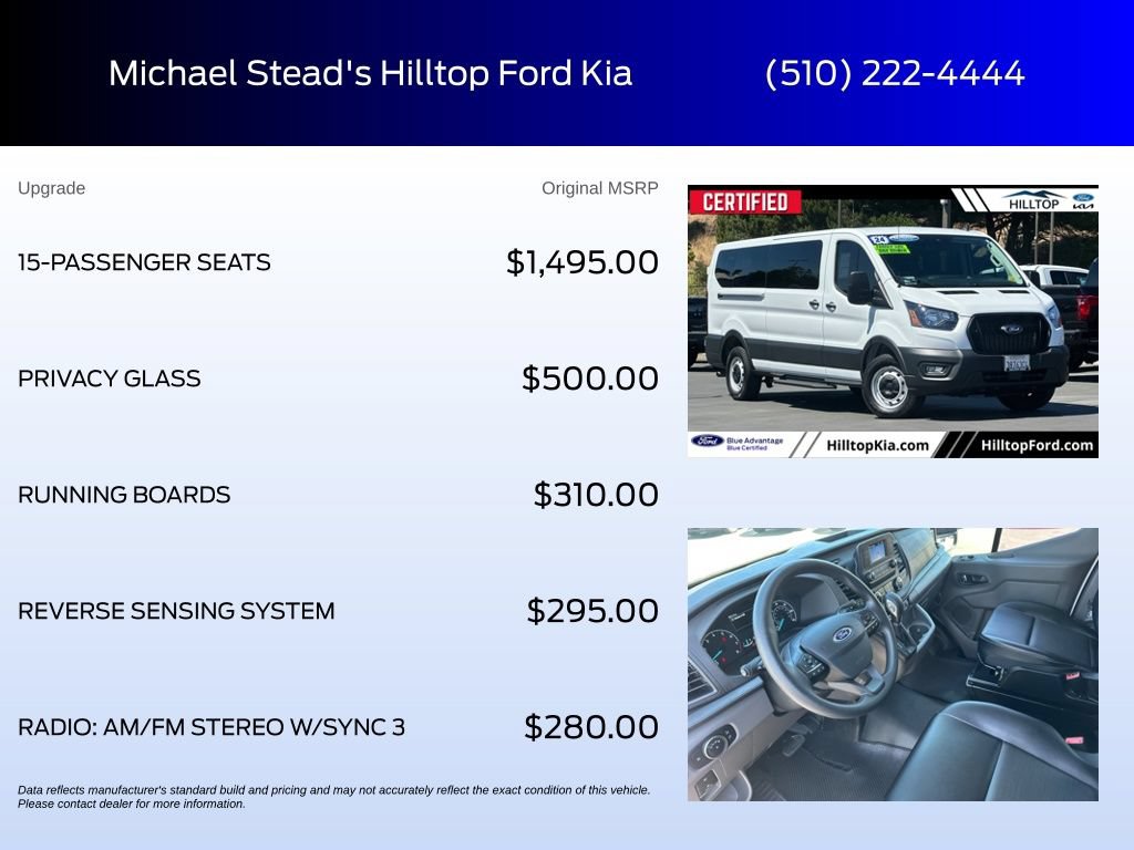 Certified 2024 Ford Transit 350 XL RWD image 6
