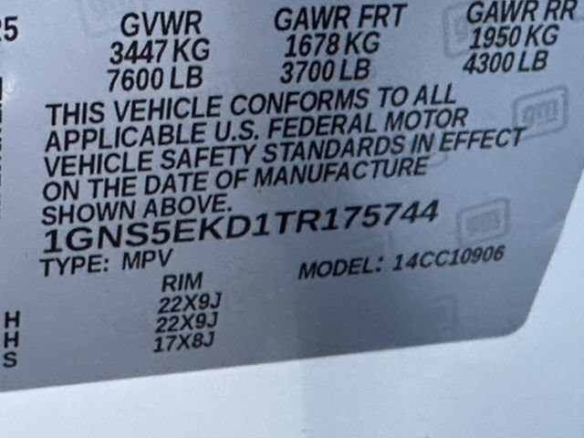 New 2026 Chevrolet Suburban RST w/ Comfort Package RWD image 18