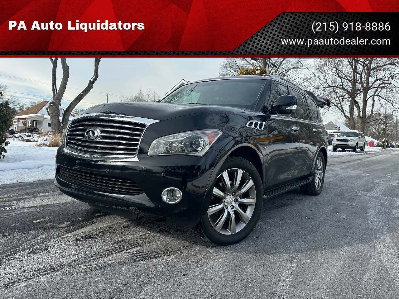 Used 2014 INFINITI QX80 4WD w/ Theater Package