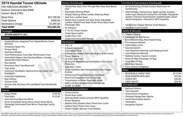 Used 2019 Hyundai Tucson Ultimate image 5