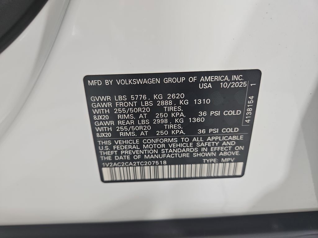 New 2026 Volkswagen Atlas Cross Sport SEL R-Line image 29