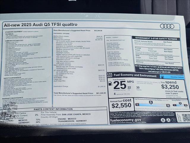 New 2025 Audi Q5 Premium Plus image 17