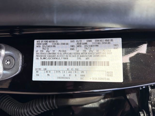 Certified 2022 Lincoln Corsair Reserve w/ Elements Package image 34