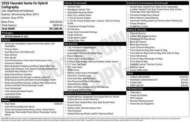 New 2026 Hyundai Santa Fe Calligraphy image 4