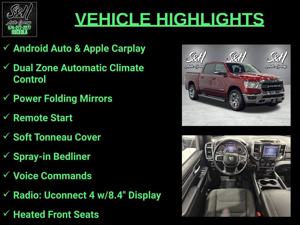 Used 2021 RAM 1500 Big Horn AWD/4WD image 3