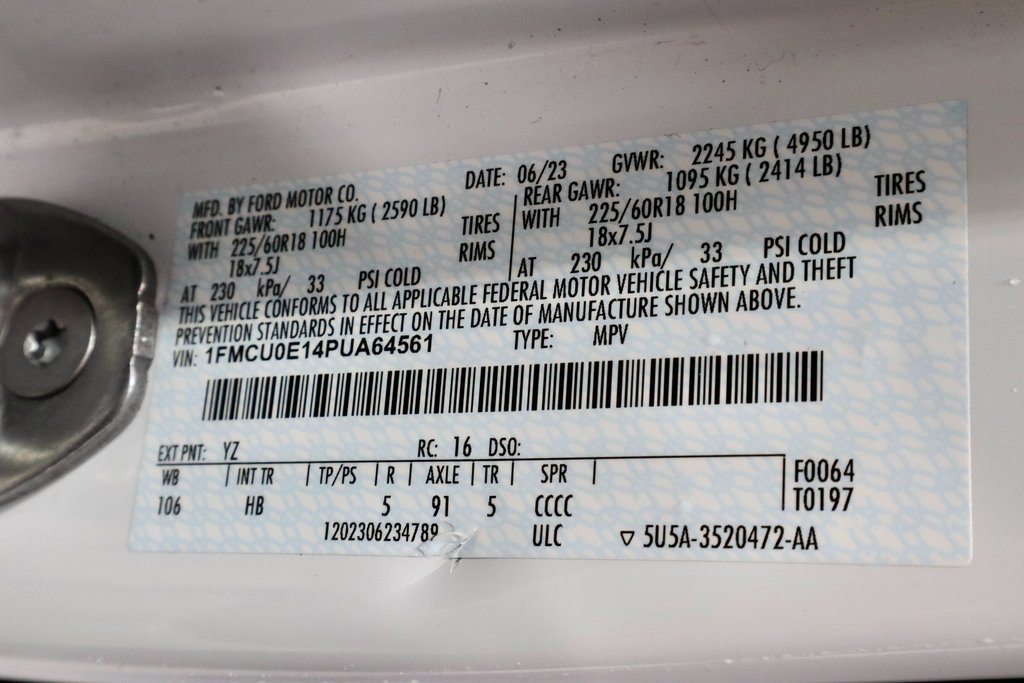 Used 2023 Ford Escape SE image 33