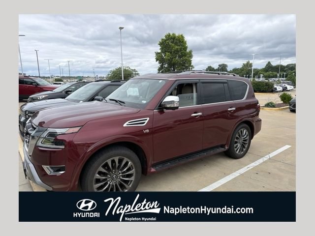 Used 2022 Nissan Armada Platinum w/ Captain's Chairs Package AWD/4WD image 1