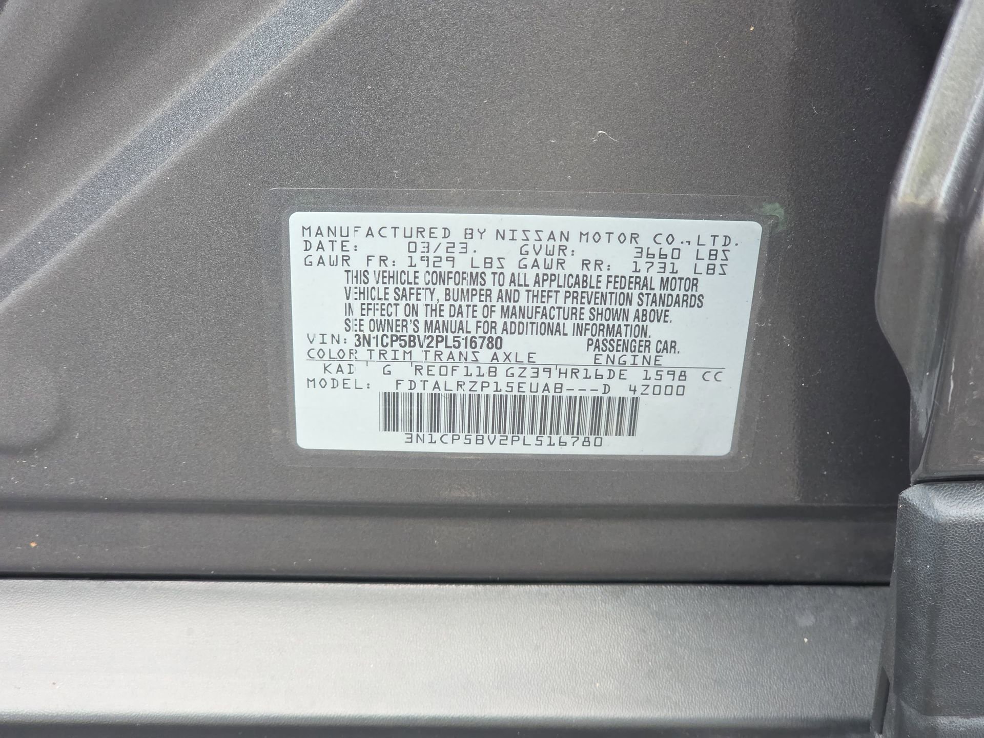 Used 2023 Nissan Kicks S FWD image 31