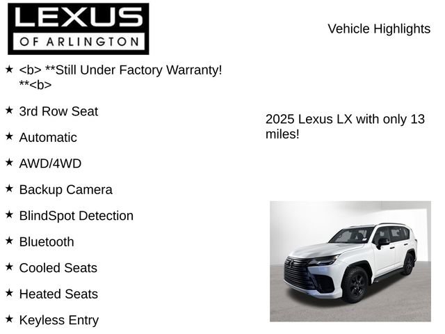 Certified 2025 Lexus LX 700h Overtrail image 7