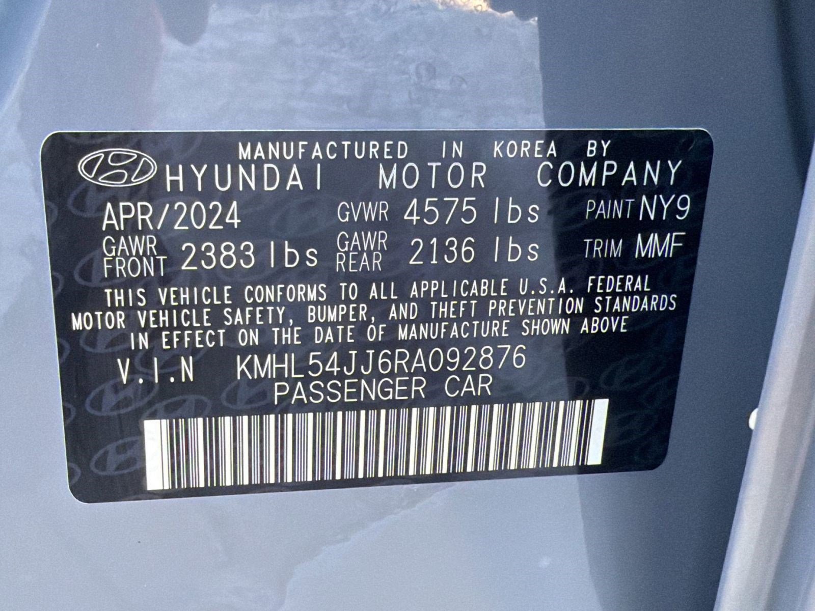 Used 2024 Hyundai Sonata Limited FWD image 19