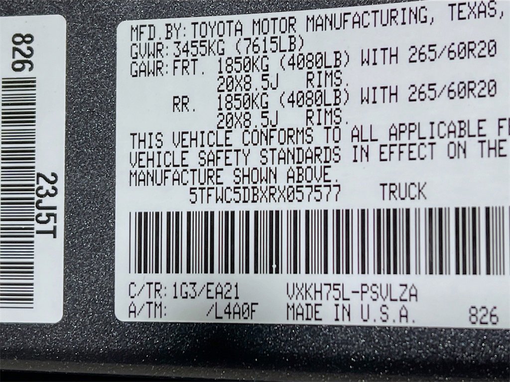 Used 2024 Toyota Tundra Limited w/ TRD Off-Road Package image 29