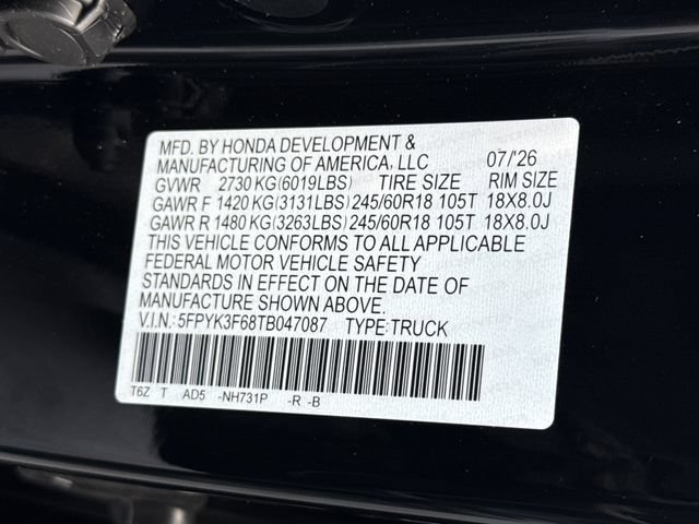 New 2026 Honda Ridgeline TrailSport image 41