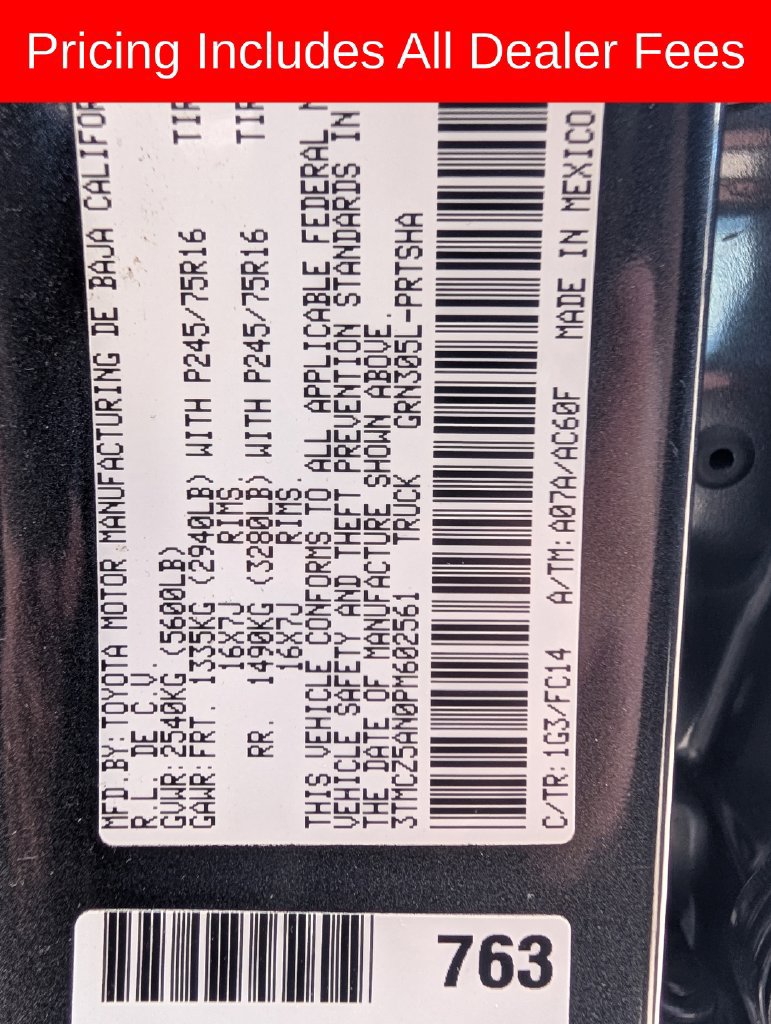 Used 2023 Toyota Tacoma SR5 w/ Technology Package AWD/4WD image 22