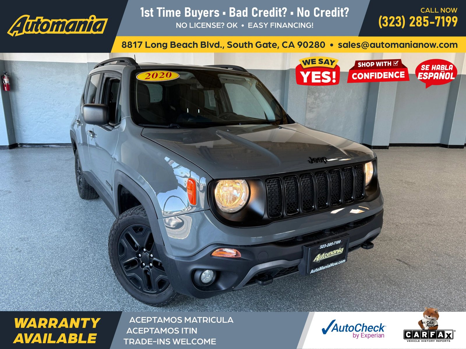 Used 2020 Jeep Renegade Sport AWD/4WD image 1