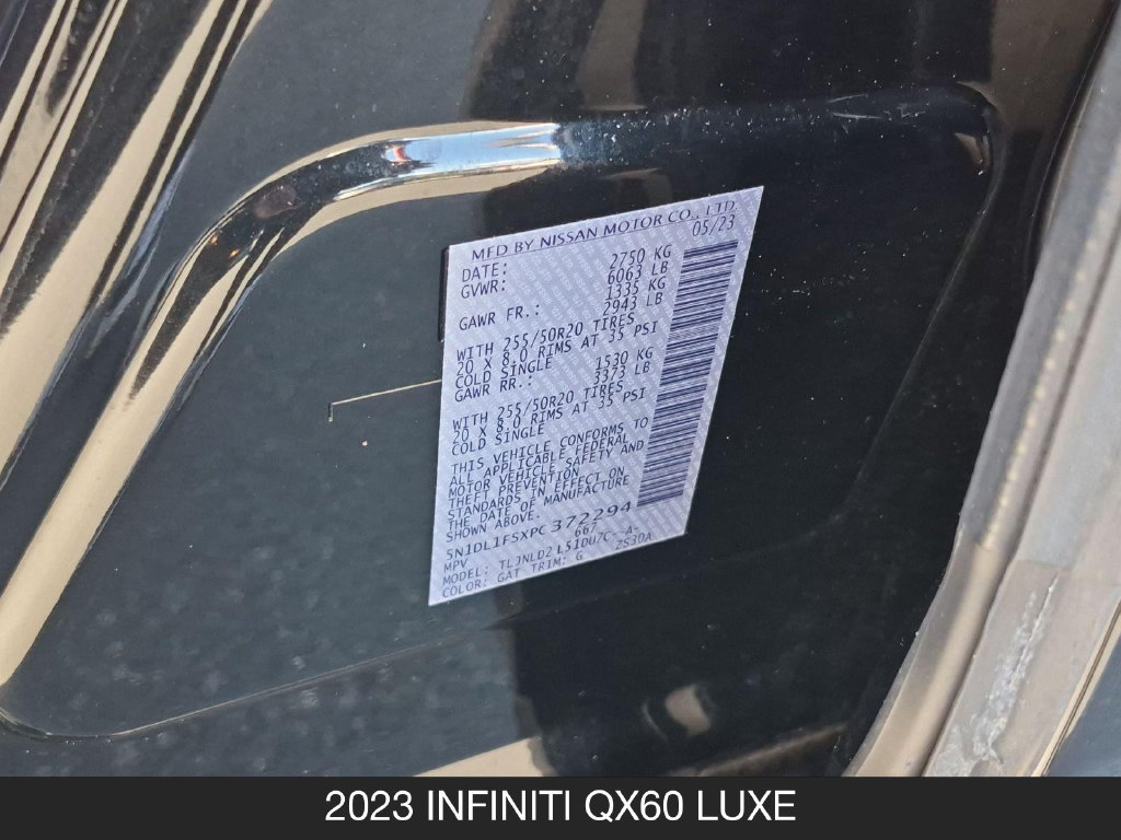 Used 2023 INFINITI QX60 Luxe w/ Cargo Package AWD/4WD image 27