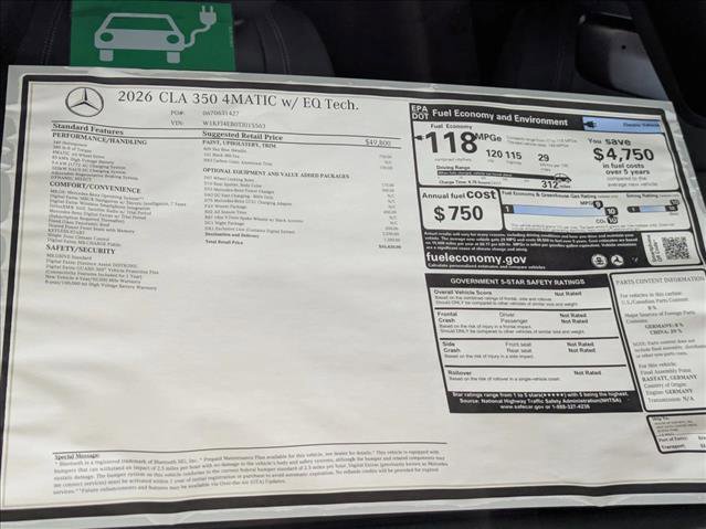 New 2026 Mercedes-Benz CLA 350 image 18