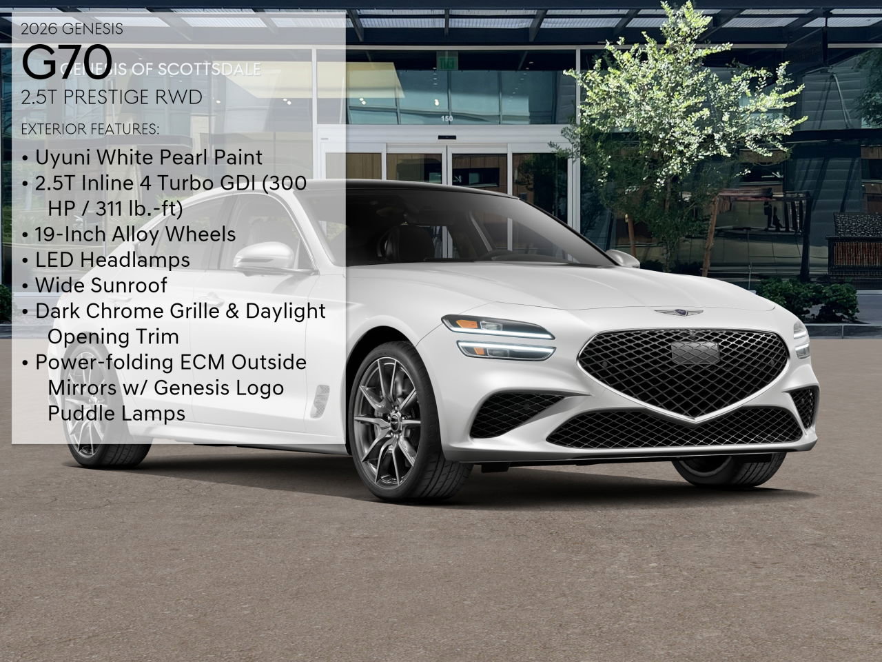 New 2026 Genesis G70 2.5T Prestige image 3