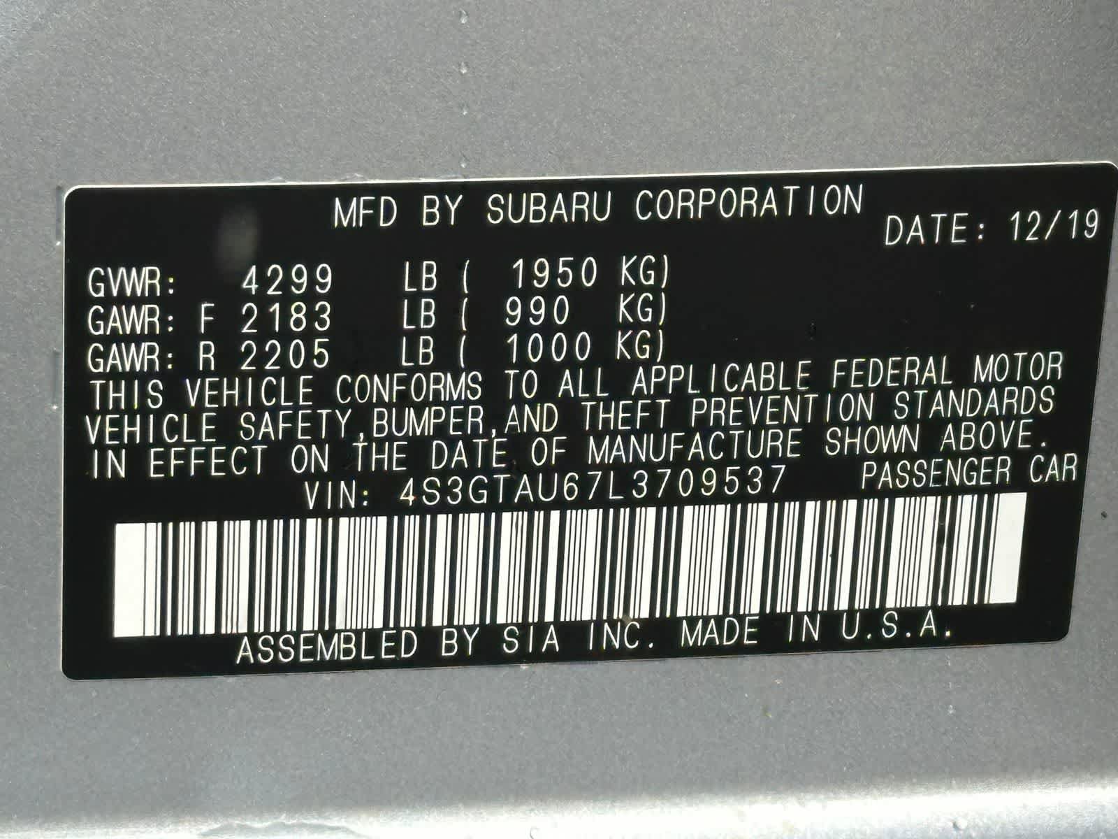 Used 2020 Subaru Impreza 2.0i Limited AWD/4WD image 33