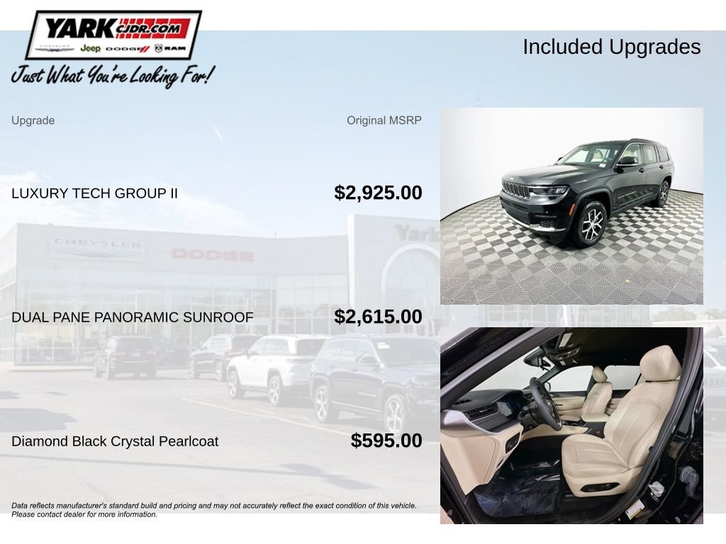 Certified 2025 Jeep Grand Cherokee L Limited w/ Luxury Tech Group II image 5