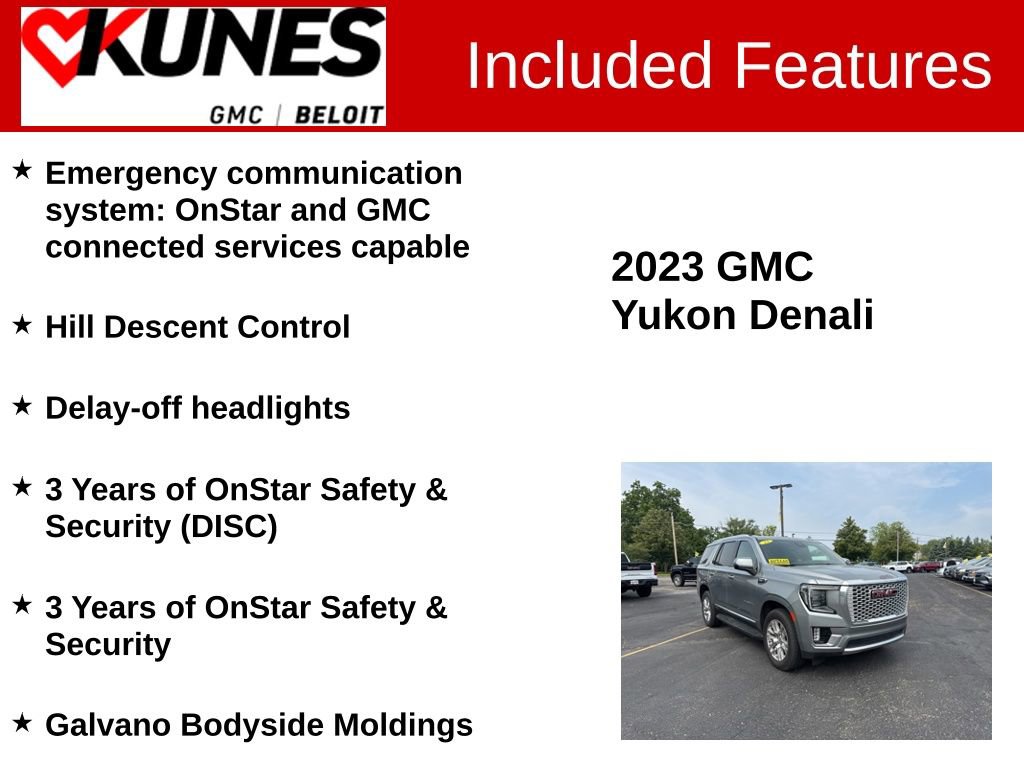 Used 2023 GMC Yukon Denali AWD/4WD image 3