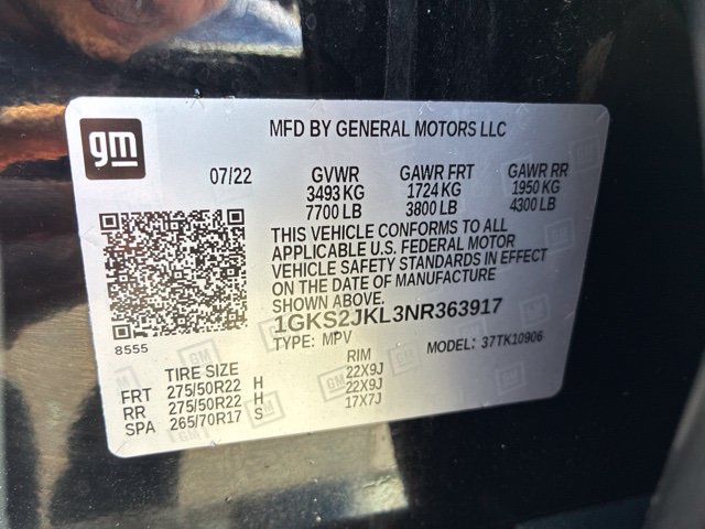 Used 2022 GMC Yukon XL Denali AWD/4WD image 4