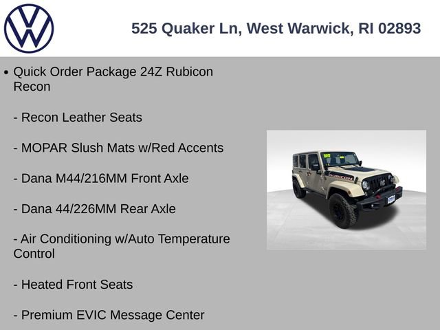 Used 2017 Jeep Wrangler Unlimited Rubicon image 12
