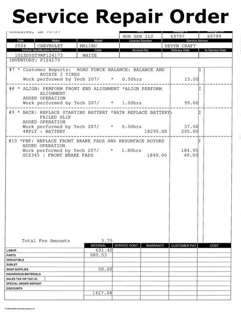 Used 2024 Chevrolet Malibu LT FWD image 13