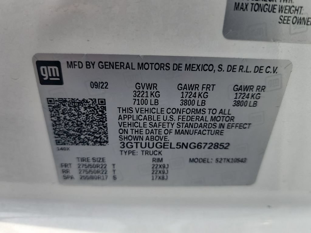 Certified 2022 GMC Sierra 1500 Denali AWD/4WD image 34