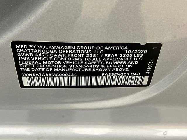 Used 2021 Volkswagen Passat 2.0T SE image 29