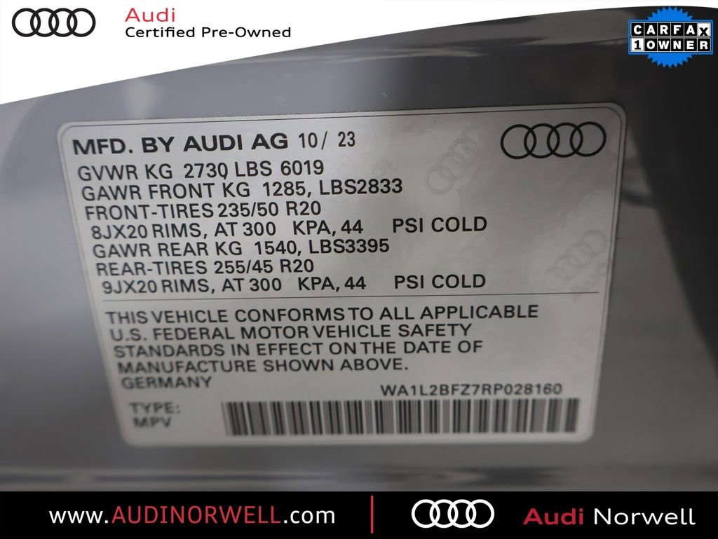 Certified 2024 Audi Q4 e-tron Premium Plus image 3