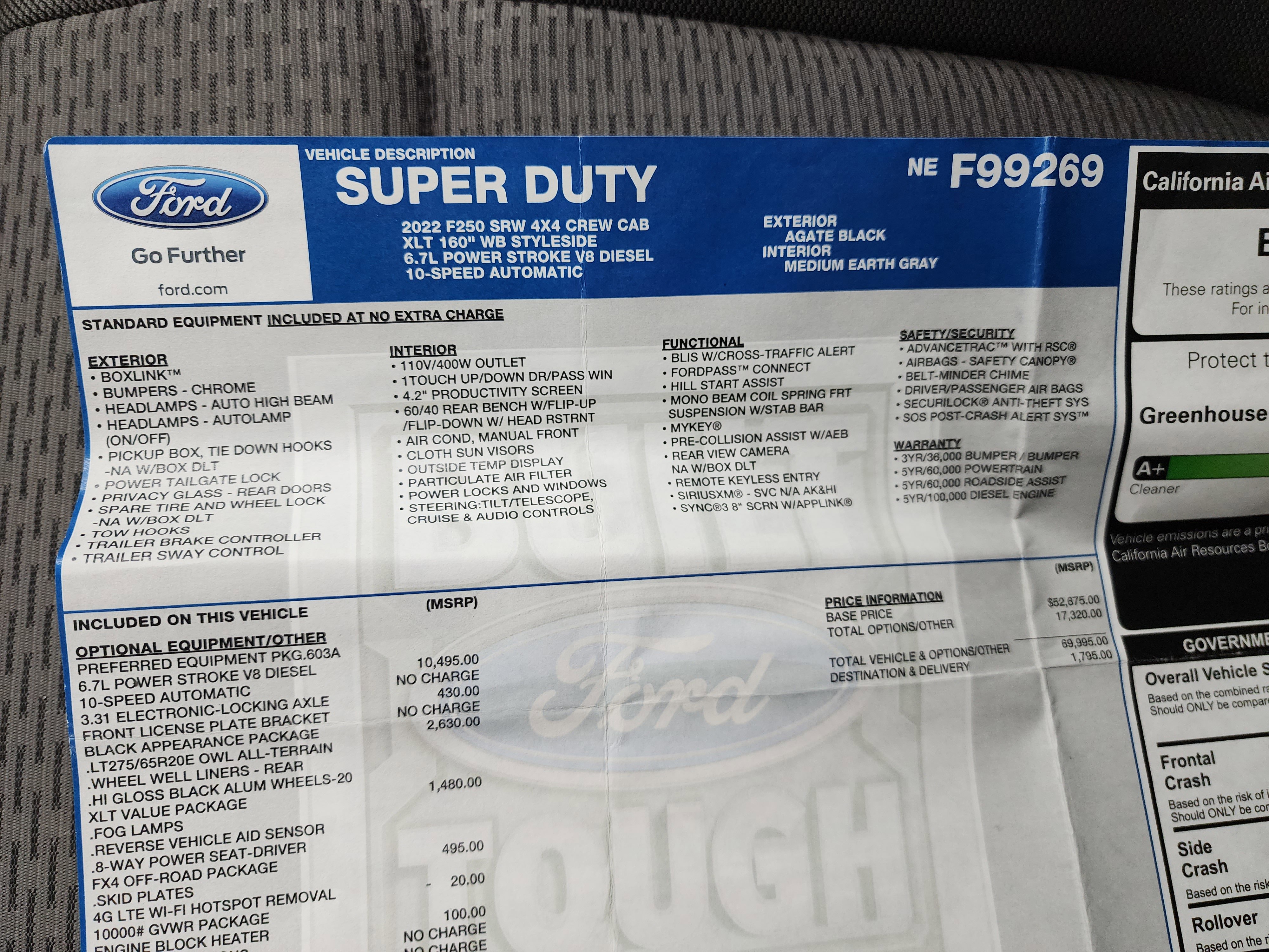 Used 2022 Ford F250 XLT w/ Black Appearance Package image 56