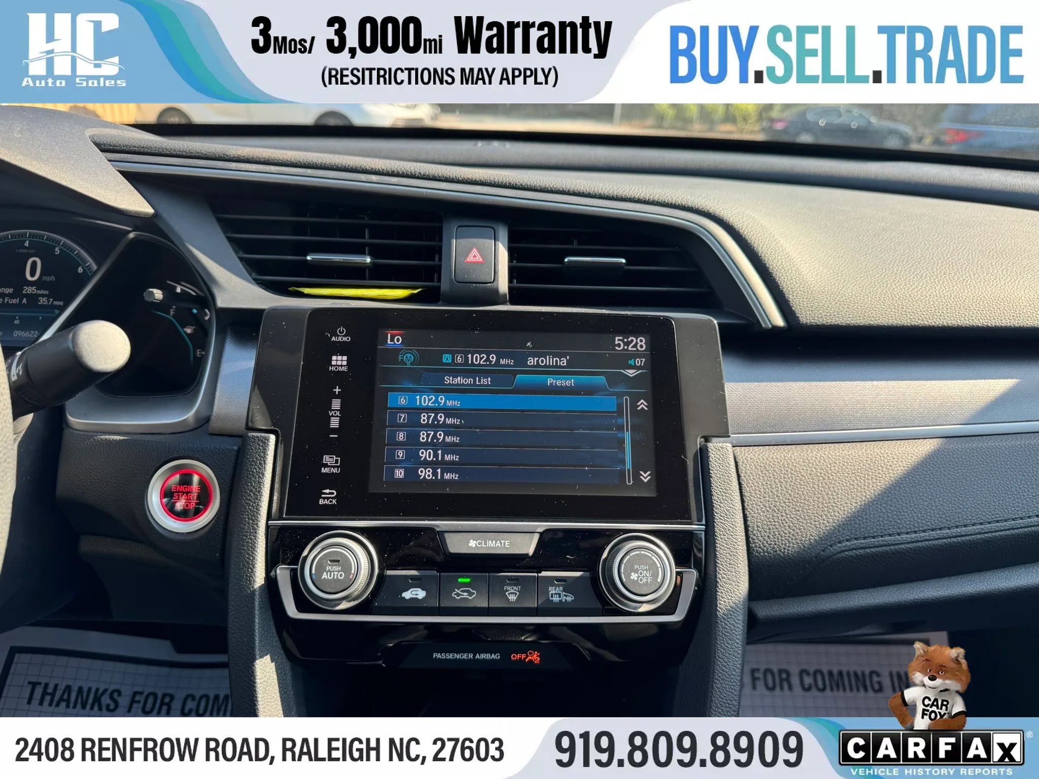 Used 2016 Honda Civic EX image 24