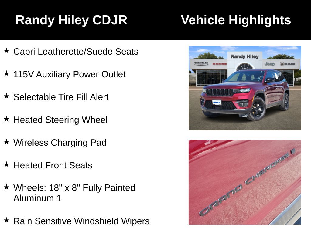 Used 2025 Jeep Grand Cherokee Altitude AWD/4WD image 10