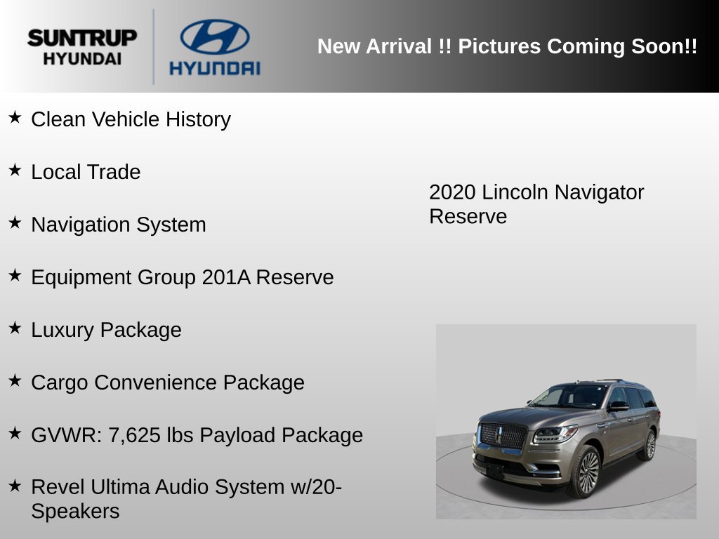 Used 2020 Lincoln Navigator Reserve w/ Luxury Package AWD/4WD image 6