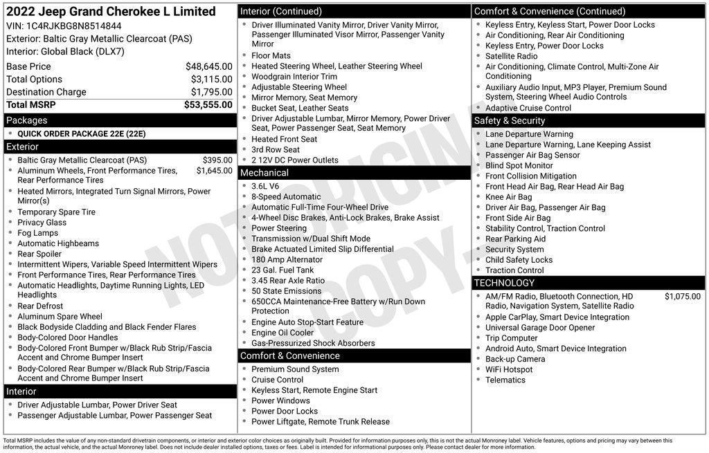 Used 2022 Jeep Grand Cherokee L Limited image 38