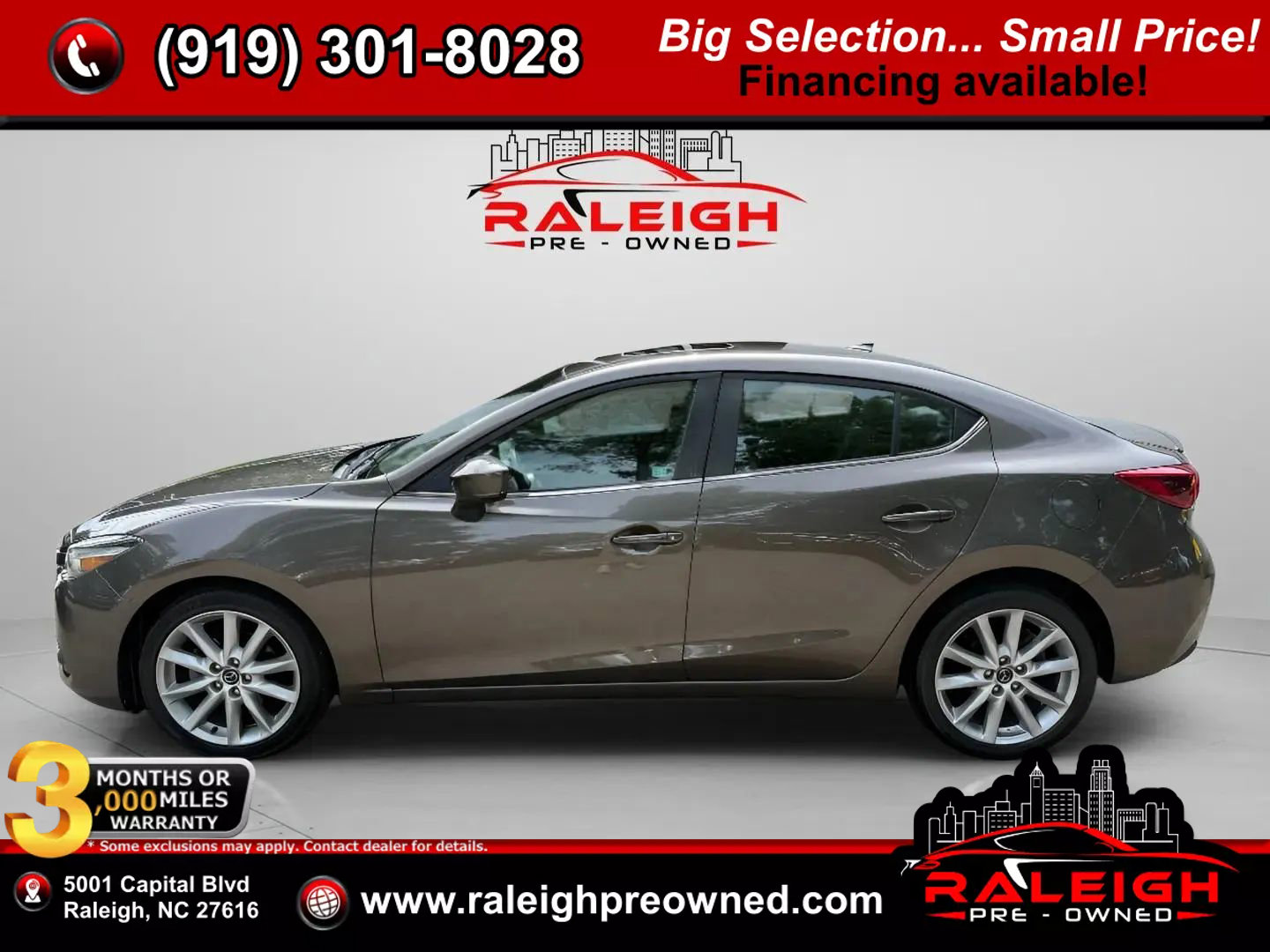 Used 2017 MAZDA MAZDA3 Grand Touring
