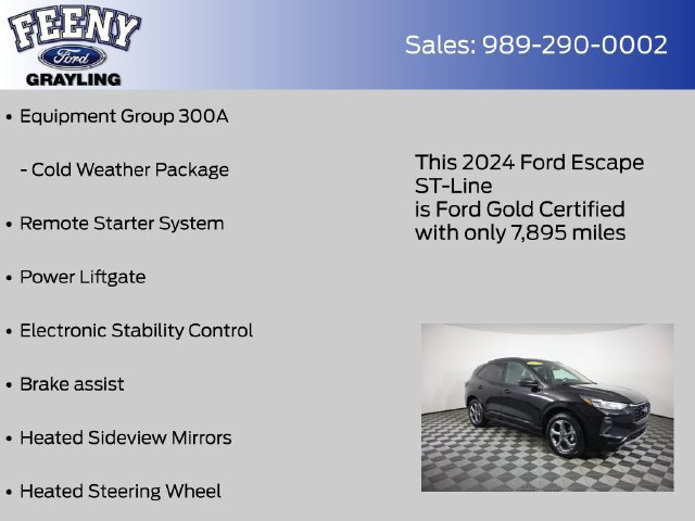 Certified 2024 Ford Escape ST-Line AWD/4WD image 14