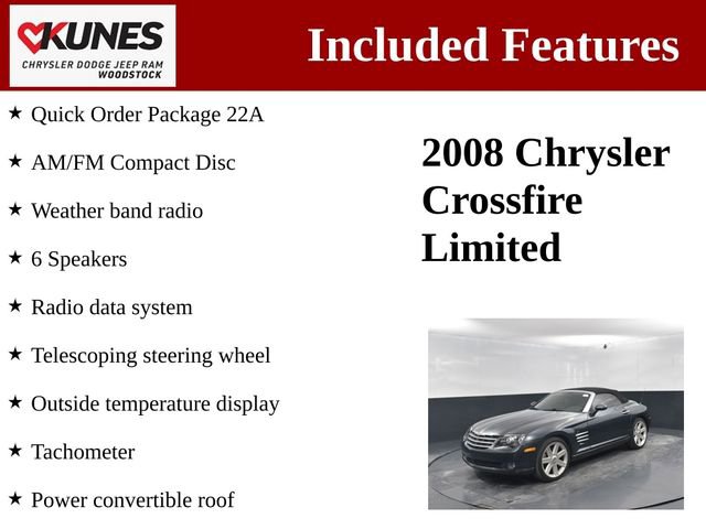 Used 2008 Chrysler Crossfire Limited image 3