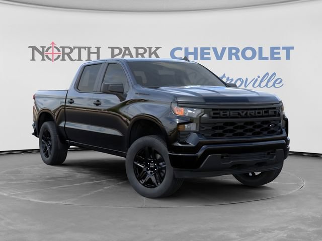 New 2026 Chevrolet Silverado 1500 Custom w/ LPO, Dark Essentials Package RWD image 1
