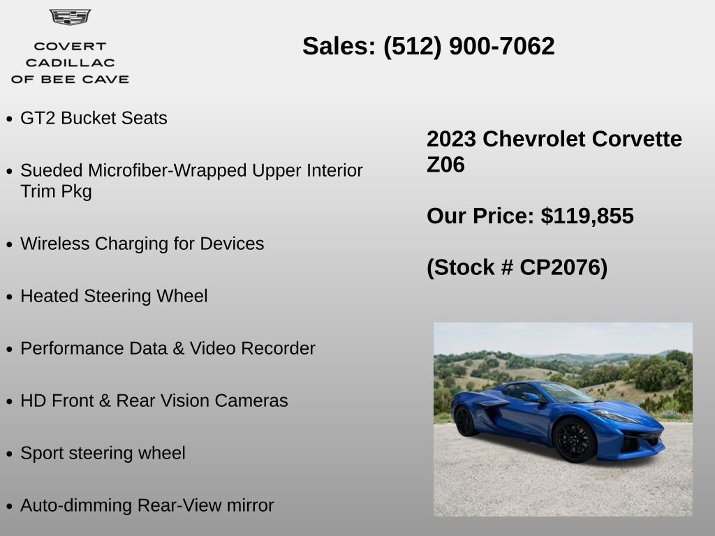 Used 2023 Chevrolet Corvette Z06 RWD image 36