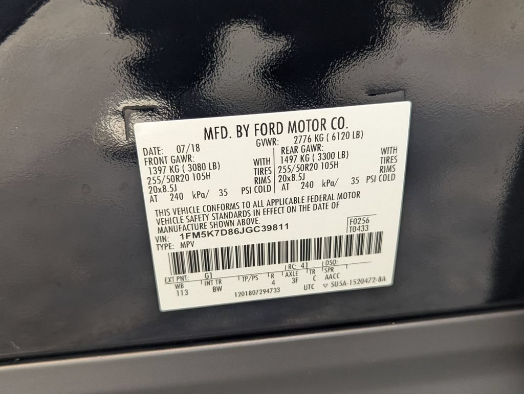 Used 2018 Ford Explorer XLT w/ Equipment Group 202A FWD image 32