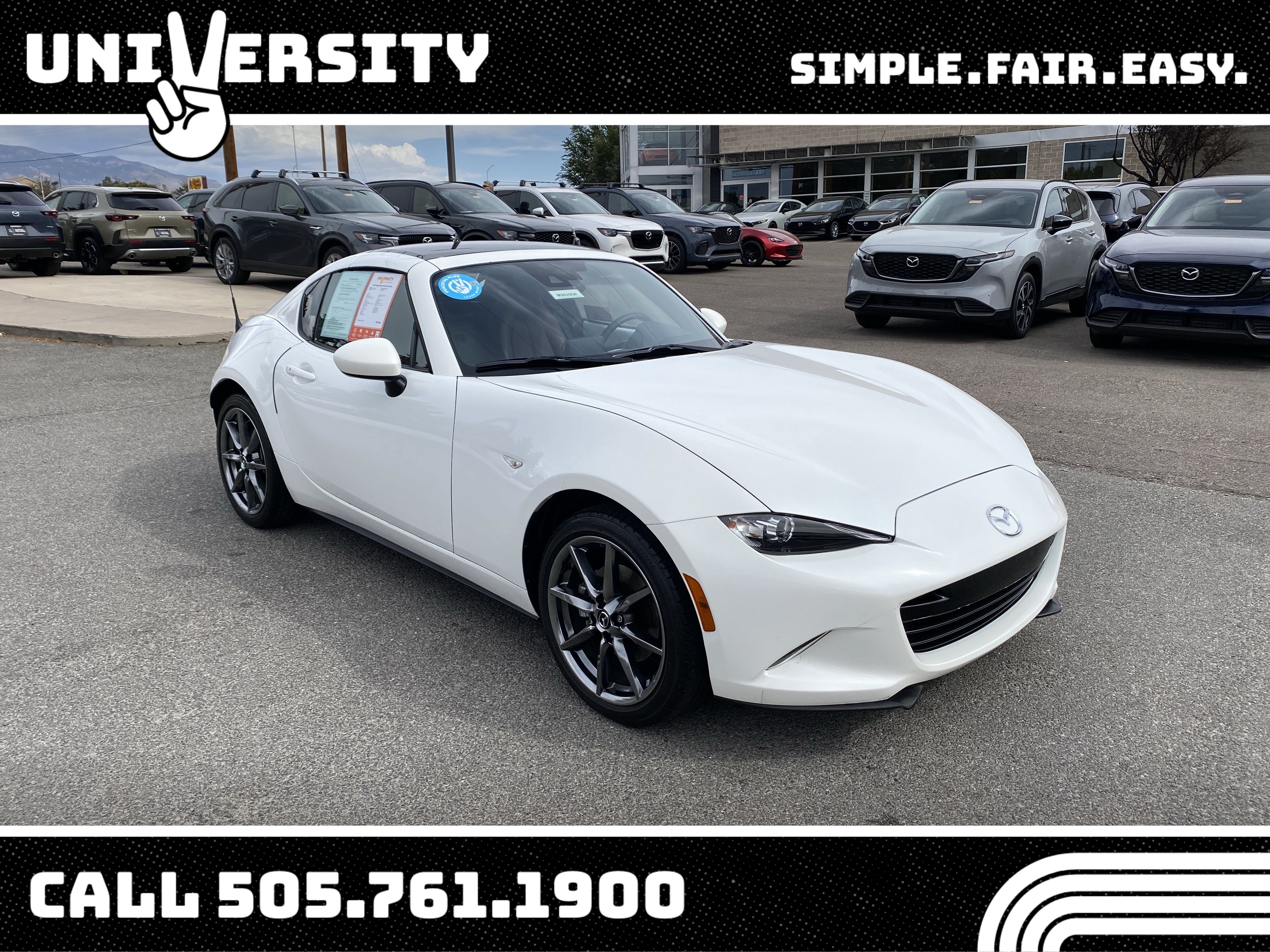 Used 2020 MAZDA MX-5 Miata RF Grand Touring RWD image 1