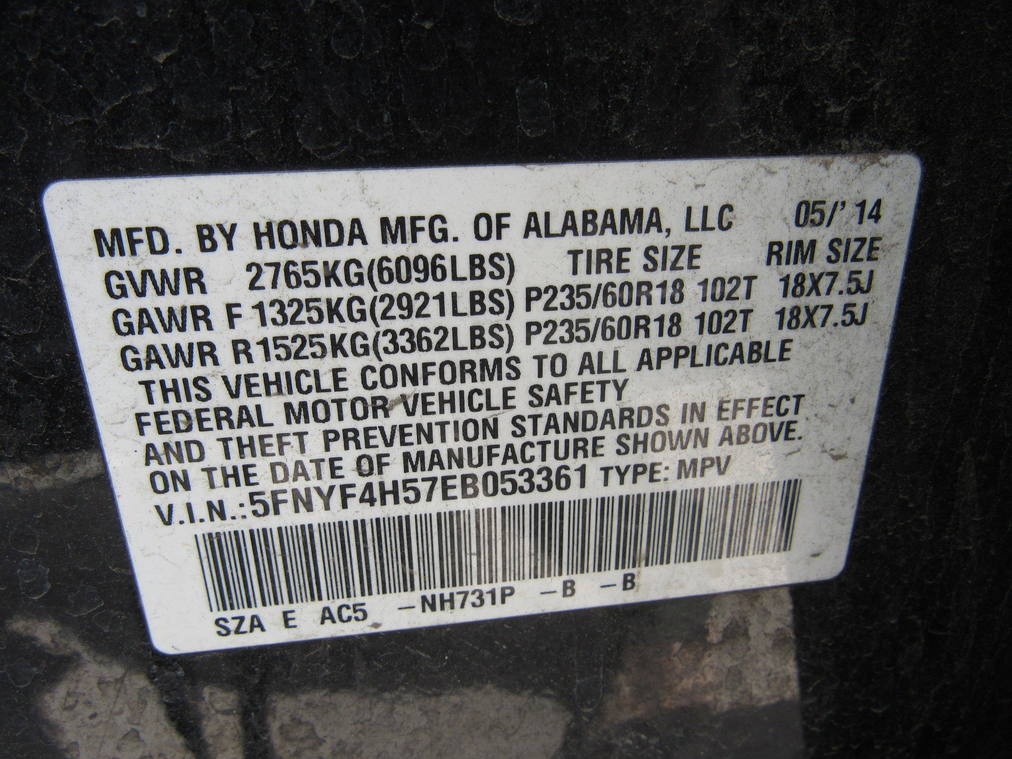 Used 2014 Honda Pilot EX-L image 6